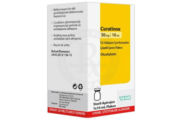CURATINOX 50 MG/10 ML IV INFUZYON ICIN KONSANTRE COZELTI ICEREN 1 FLAKON